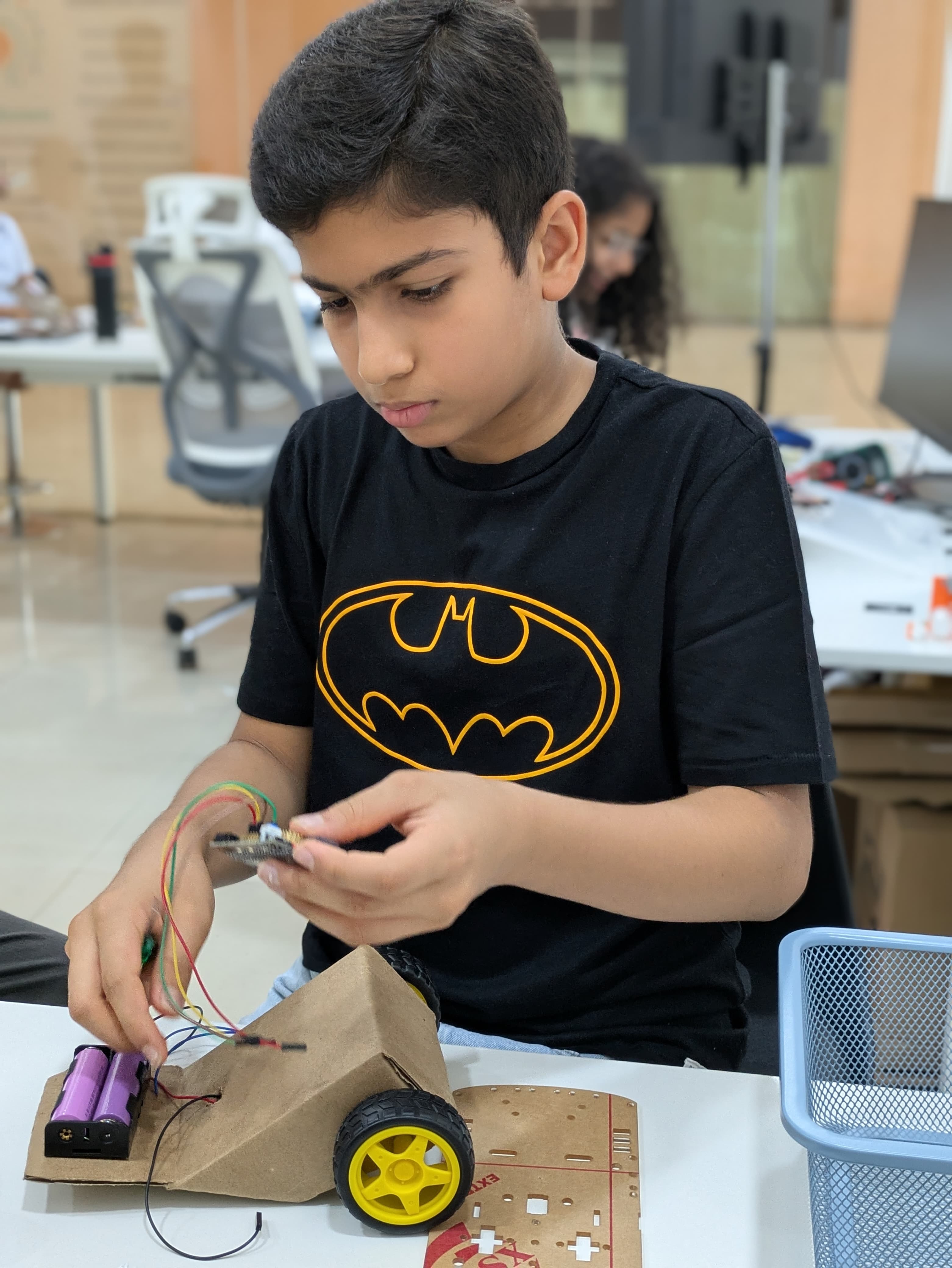 Ayukt working on bluetooth control robot